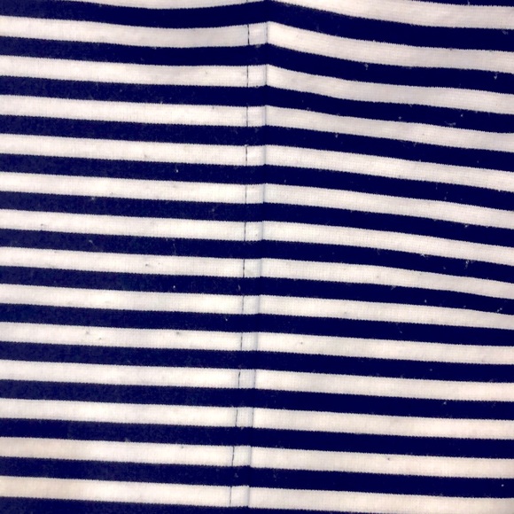 [gnw] Women's Blazer Scrunched 3/4 Sleeves Black & White Striped Size Medium - Picture 5 of 11